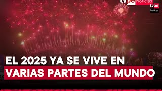 Año Nuevo: ¿qué países ya recibieron el 2025?