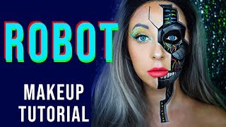 ROBOT MAKEUP TUTORIAL 🤖| BEELUXURY⚡️