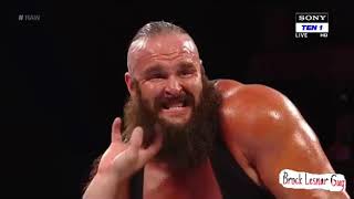 Dean Ambrose VS Braun Strowman :WWE RAW : October 1. 2018