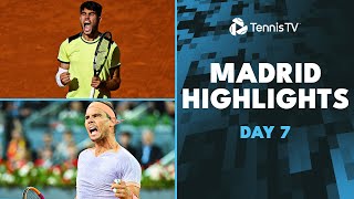 Nadal vs Lehecka Under the Lights; Alcaraz, Sinner in Action | Madrid 2024 Highlights Day 6