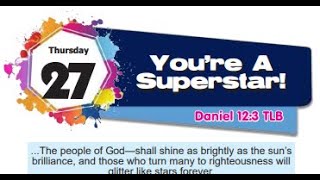 You're a Superstar! | Children Daily Devotional | Rhapsody of Realities | 270225