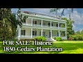 For Sale: Historic 1830 Cedars Plantation, Natchez, MS