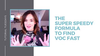 How to Find Voice of Customer Data Fast: The Super Speedy VOC Formula - Copyhackers