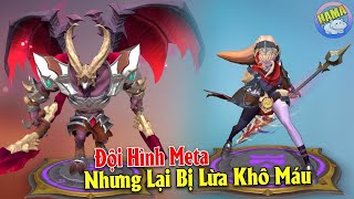 Auto chess Mobile - Bài Lại Lừa Nhưng Hama Rất Tỉnh Ôm Fallen Tới Khô Máu Đi Bộ Meta