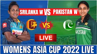 Live: Pakistan Women Vs Srilanka Women | PAKW Vs SLW Live Cricket Match | PAKW Vs SLW Live Match