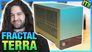 Impressive Fractal Terra Mini-ITX Case: Wood, Aluminum, \u0026 Gull-Wing Doors