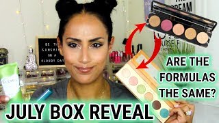 BOXYCHARM JULY REVEAL, Unboxing & TRY ON