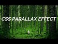 Responsive CSS Parallax Effect | Parallax Scrolling Effect with CSS and HTML | NO JavaScript
