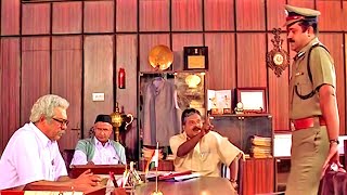 "എടോ മന്ത്രിയുടെ തന്തക്ക് വിളിക്കുന്നോടോ .." | Suresh Gopi Mass Scene | F. I. R.