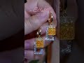 beautiful stunning😍 elegant earrings ❤ share and like them shortsvideo