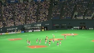 170504 ファイターズガールとマスコットによるオープニングダンス