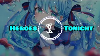 [Nightcore] Janji   Heroes Tonight lyrics