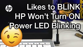 Fixing Dead HP Laptop - No Power and Blinking Power LED