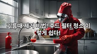 후드 필터 제일 효과적인 기름때 제거법