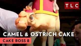 How To Make A Camel And Ostrich Cake | Cake Boss S8E23