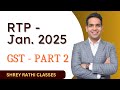 Taxation RTP for Jan. 25 I GST - Part 2 I CA-Intermediate