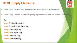 10 HTML Empty Elements