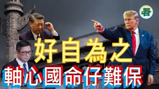 吳文昕先生：特朗普軟硬兼施，狙擊黨魁七寸並送上罰酒，軸心國命仔難保！48港官被上榜！餅強黔驢技窮......