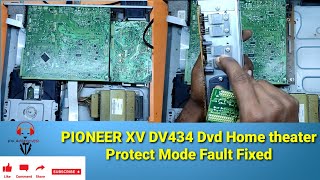 Pioneer XV DV 434 DVD Home Theater Protect mode fault Fixed