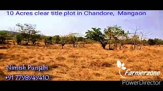 10 Acres Open plot at Mangaon, Maharashtra.