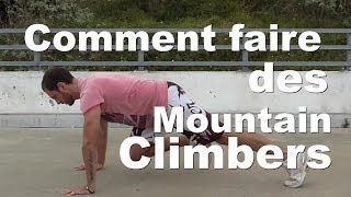 Comment faire des Mountain Climber: exercice de gainage - Tutoriel