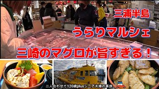 【三浦半島】うらりマルシェ/激うまの三崎マグロ/遊覧船で海中散歩