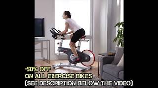 MaxKare Indoor Cycle Bike Spin Bike Cycling Trainer Exercise Bike w 44 lb Flywheel Belt Drive and