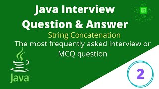 2 Java interview Question & Answer String Concatenation Solution | Solution #Solution #solution