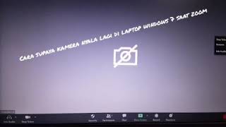 cara simple mengatasi kamera tidak nyala di zoom di laptop lenovo