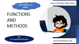 Learn Code Quiz: Data Science | Functions, and Methods | Learn Python in a Week