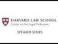 CLP Speaker Series - The Age of Disruption: Technology, Millennials & Legal Training