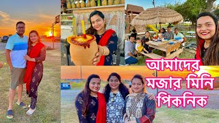 সাডেন মিনি পিকনিক || আমেরিকায় মেক্সিকান টংয়ের জুসের স্টল || Sudden Mini Picnic || ANTULY Family