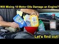 Will Mixing 10 Motor Oils Damage an Engine? Let's find out!