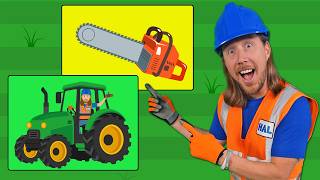 Tree Trimming and Tractors 🚜 Handyman Hal uses Tractors and Chain Saws