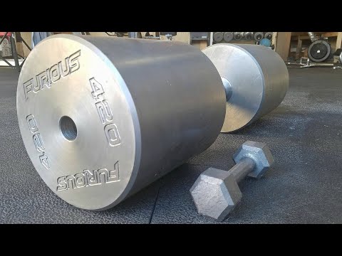Making The Worlds HEAVIEST Dumbbell! (420lbs) Making The Worlds HEAVIEST Dumbbell! (420lbs)