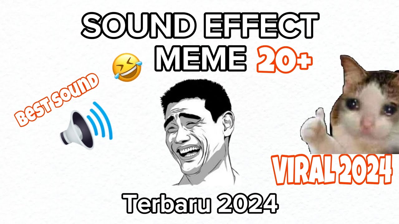 Top 20 Meme Sound Effect 2024 Sound Efek Meme Viral Youtube