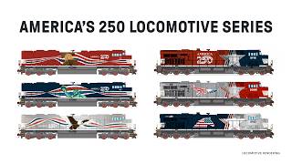 Introducing the America's 250 Locomotive Series