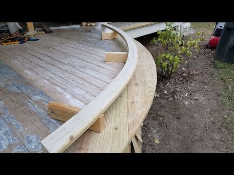 How to Make a Curved Railing (No Steam Required) How to Make a Curved Railing (No Steam Required)