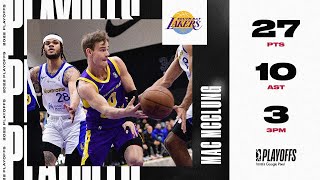 Mac McClung Posts 27 PTS & 10 AST In Playoffs Debut