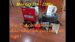 hướng dẫn sử dụng máy thông tắc cống lò xo GQ150 - 2200w - Hotline: 0903892669