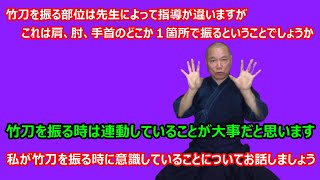 【庸玄の部屋 #235】竹刀を肩、肘、手首のどこで振るかについて