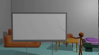 The Classroom - (test scene) H.264 vs AVI (MP4) render quality