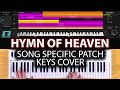 Hymn Of Heaven MainStage patch keyboard cover- Bethel Music