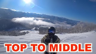 TOP TO BOTTOM じゃなくてMIDDLEです。 RIDE WARPIG 151cm【よませ温泉スキー場】SNOWBOARD