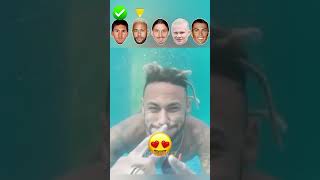 Epic Water Challenge 🥽🏊🏻‍♂️ #shorts #football #haaland #ronaldo #messi #neymar #zlatan #trending