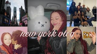 a weekend in nyc: choreographing for a music video, gf reveal, koreatown, shopping, \u0026 more!