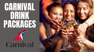 What You Need to Know About the Carnival Cruise Drink Packages