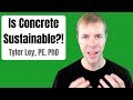 sustainability of concrete