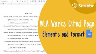 Mla Works Cited References And Formatting Scribbr