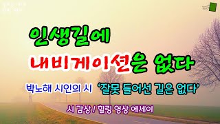 [힐링 문학] 박노해 시인의 시 ‘잘못 들어선 길은 없다’와 함께하는 힐링 에세이 / 공감 위로 성원 희망 / 빛나는 나의 길